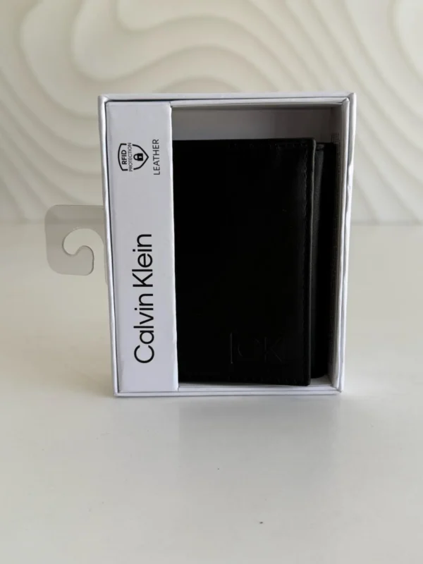 Carteras Calvin Klein Negra Trifold