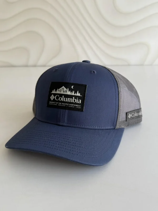 Cachucha Columbia azul cielo ajustable logo columbia mont