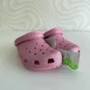 Crocs Rosas Classic Glitter talla 5mx - J6 usa