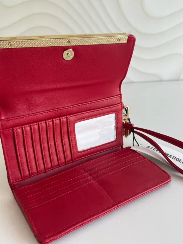 Cartera Roja Steve Madden Trifold