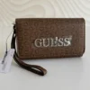 Cartera Guess Monograma Cafe