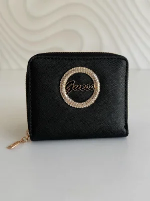 Cartera Tipo Monedero Guess en Negro