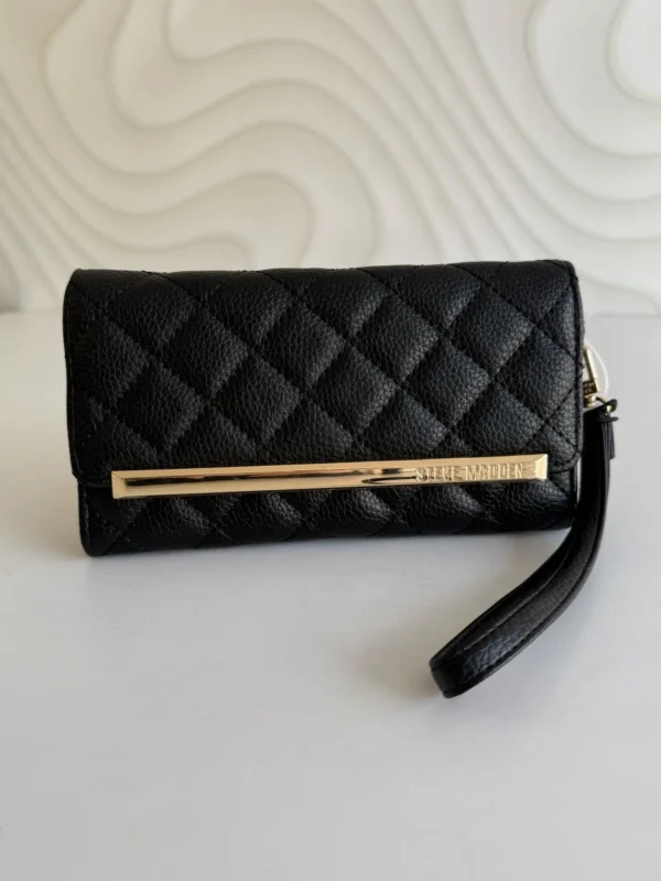 Cartera Steve Madden color Negro Trifold