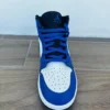 Air Jordan 1 Mid talla 25 cm Azul/blanco