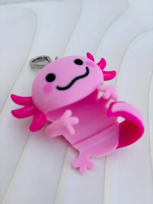 Porta gel Figura de ajolote Rosa